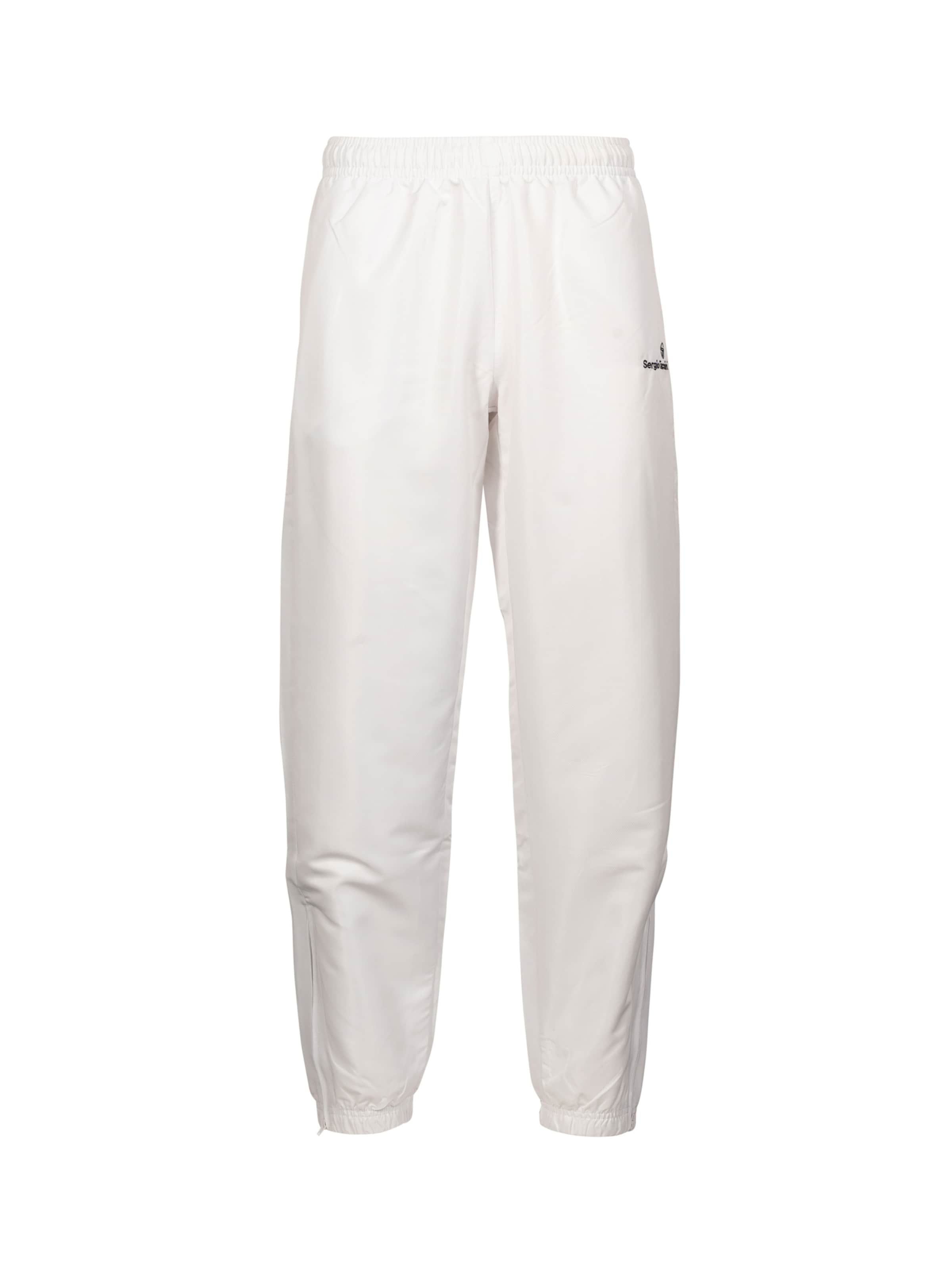 Sergio Tacchini Slimfit Sporthose 'Carson 021' in Weiß: Vorderseite