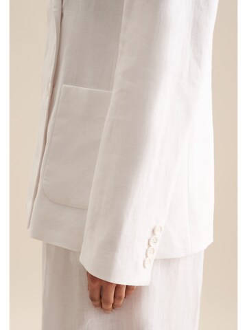 SEIDENSTICKER Blazers 'Schwarze Rose' in Wit