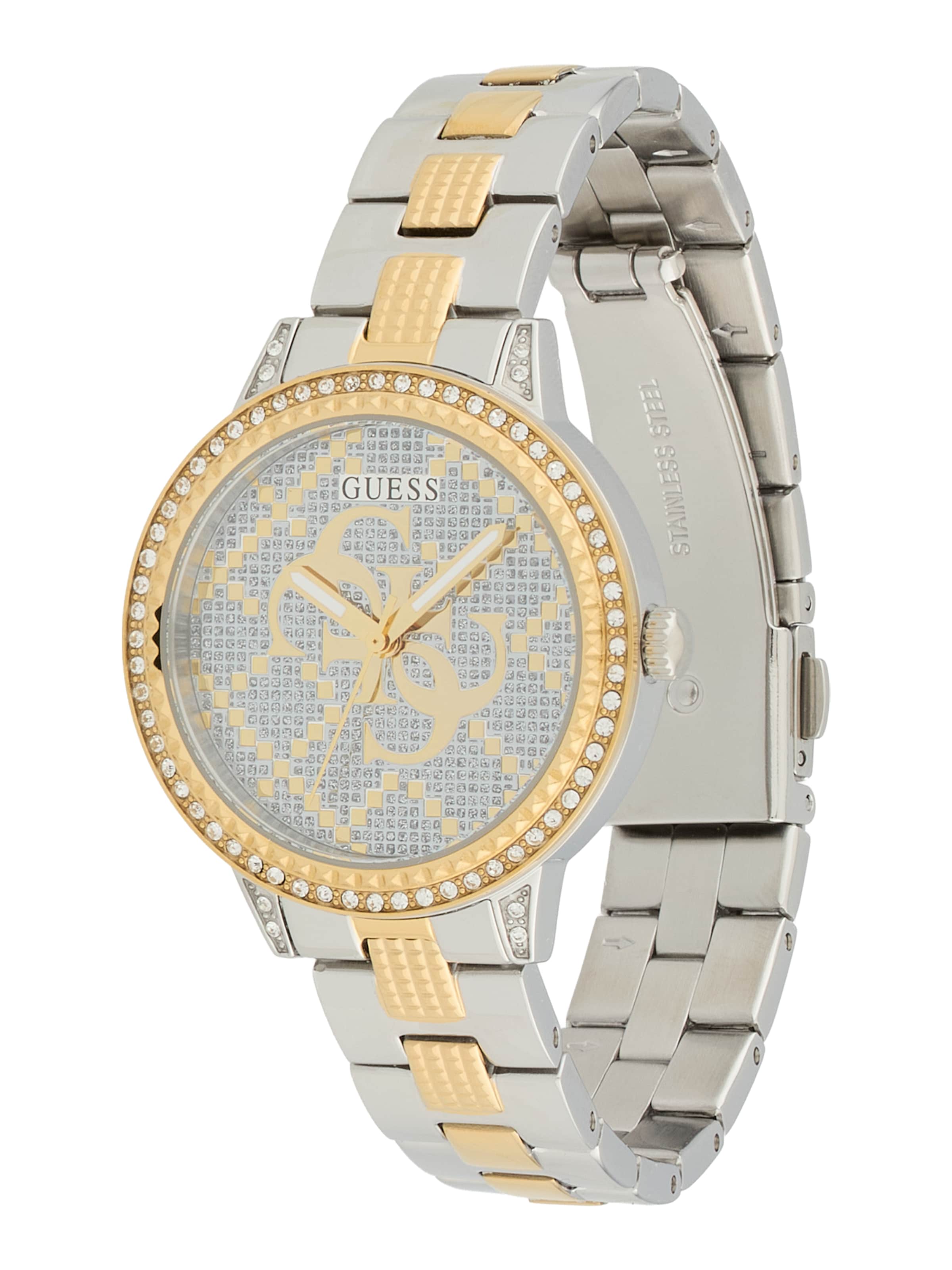 GUESS Analógové hodinky - Strieborná: predná strana