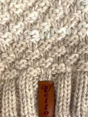 Kumixi Beanie 'Set: Mütze & Loop Schal' in Beige