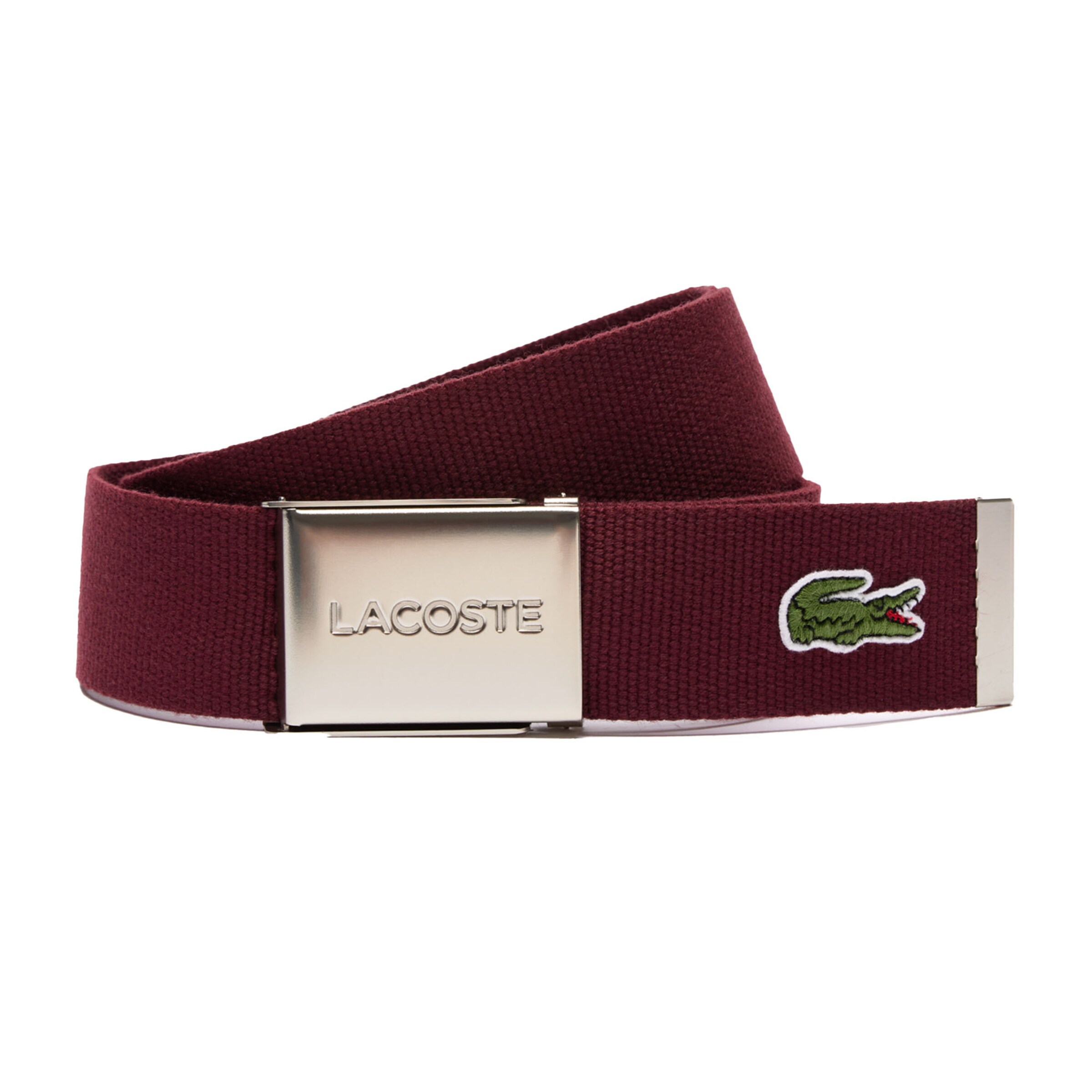 Ceinture LACOSTE en rouge : devant