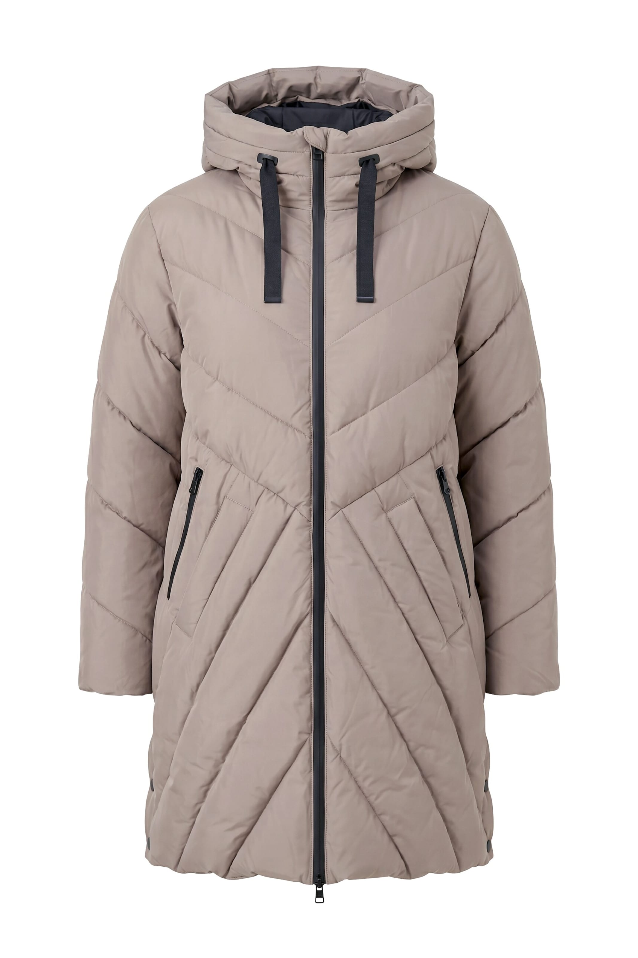 Ulla Popken Between-season jacket in Grey: front