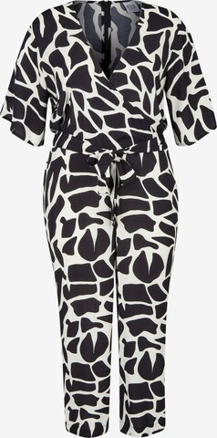 Rock Your Curves by Angelina K. Jumpsuit in Black: front