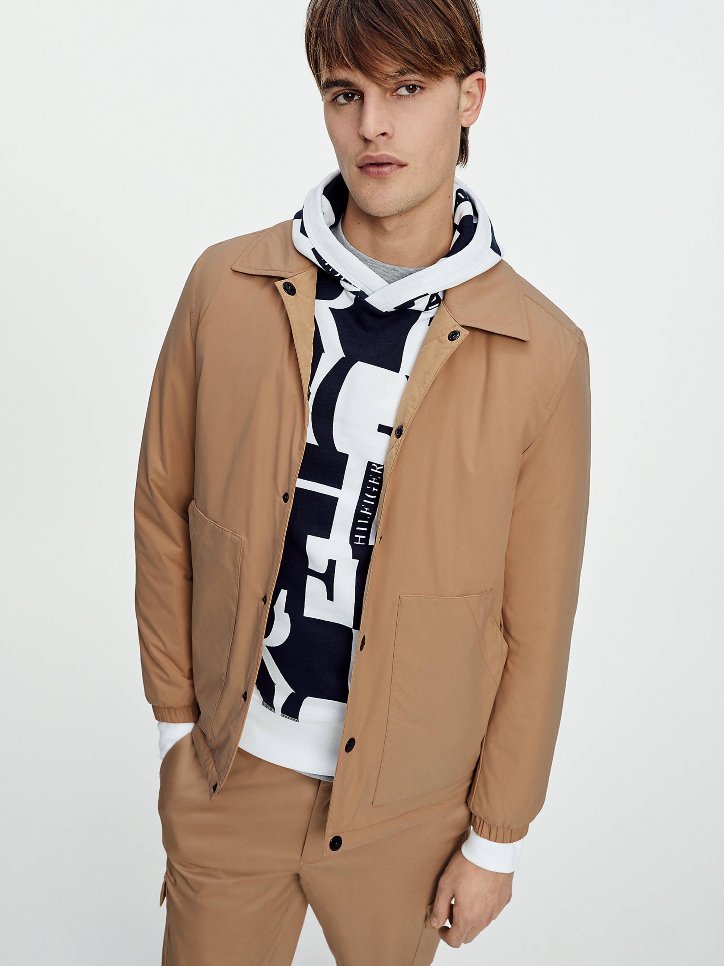Männer Große Größen TOMMY HILFIGER Jacke in Hellbraun - NA50985 Männer Große Größen TOMMY HILFIGER Jacke in Hellbraun - NA50985