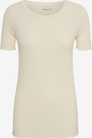 Kaffe T-shirt 'Drew' i vit: framsida