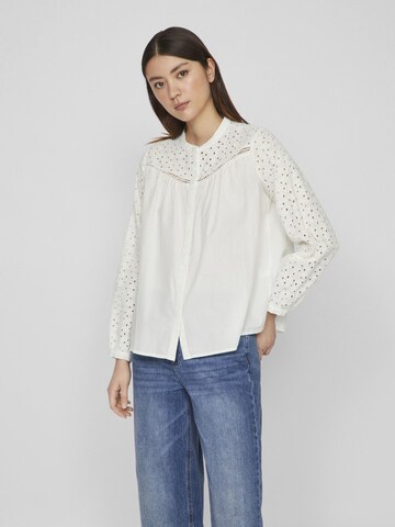 VILA Blouse in White: front