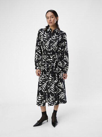 Robe-chemise 'Mira' OBJECT en noir