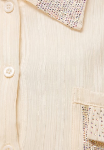 Robe-chemise faina en beige