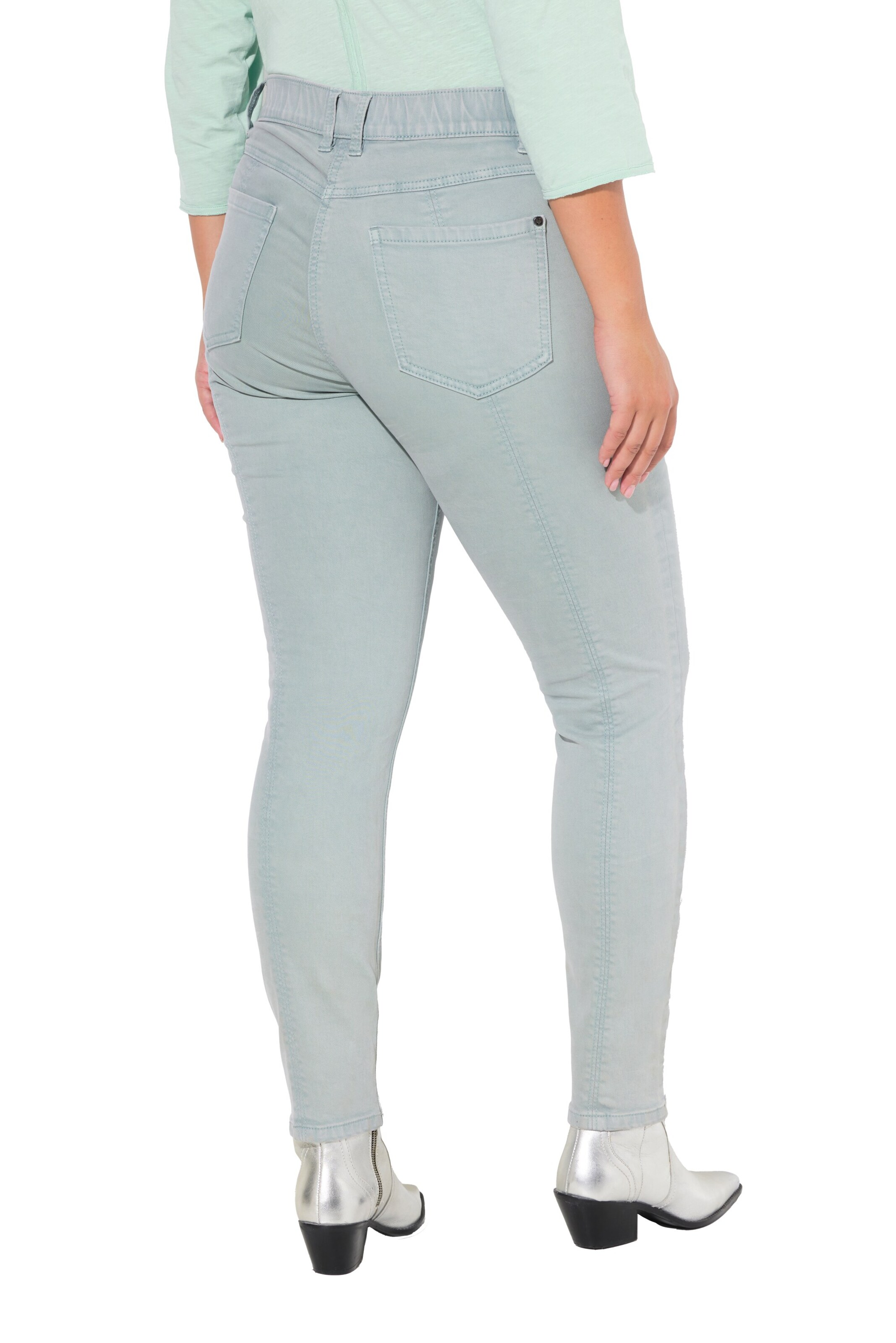 Ulla Popken Slimfit Jeans in Groen