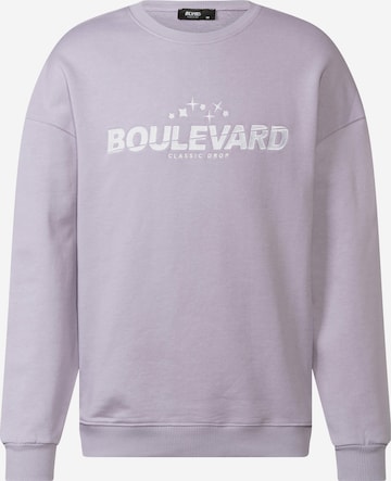 blvrd-clothing Classic Drop Sweater in Lila: front