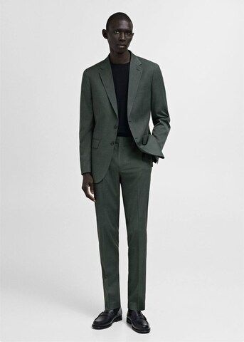 MANGO MAN Slimfit Hose 'Milan' in Grün
