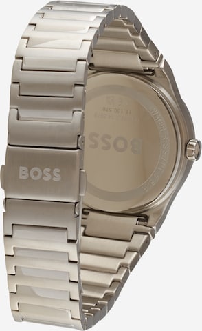 BOSS Zegarek analogowy w kolorze srebrny