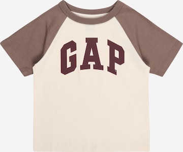 T-Shirt GAP en beige : devant