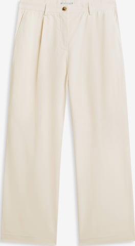 Wide Leg Pantalon TOMMY HILFIGER en beige : devant