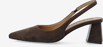 Bianco - Zapatos destalonado 'Maralyn' en marrón: frente