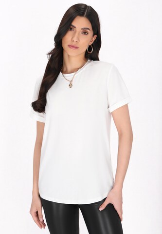 faina Shirt 'Essentials' in Wit: voorkant