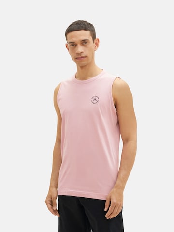 T-Shirt TOM TAILOR en rose : devant