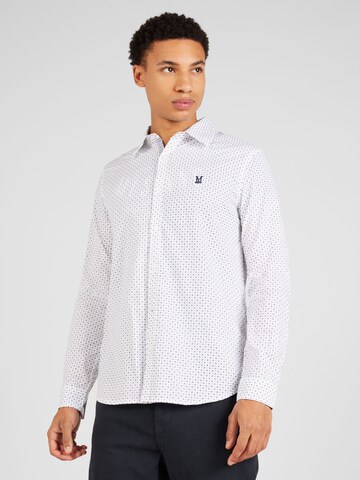 BURTON MENSWEAR LONDON - Ajuste regular Camisa en blanco: frente