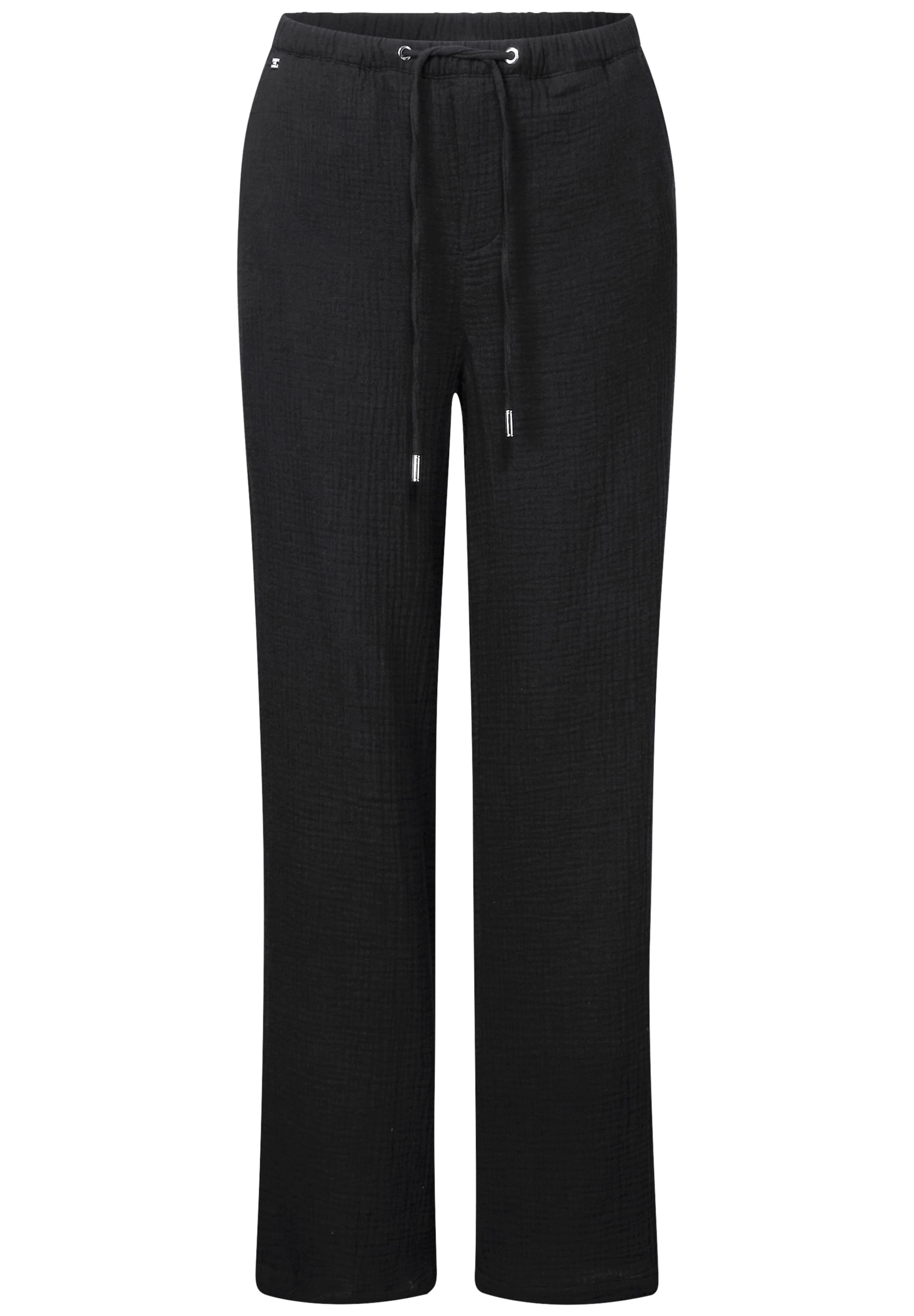 Street One Studio Hose in Schwarz: Vorderseite