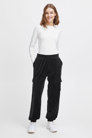 Tapered Pantaloni cargo 'Mitala' di Oxmo in nero