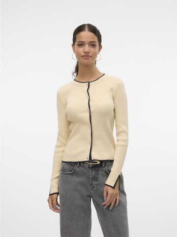 VERO MODA Knit cardigan 'VMJoan' in White