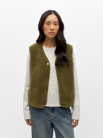 Gilet 'OBJELLA' OBJECT en vert : devant