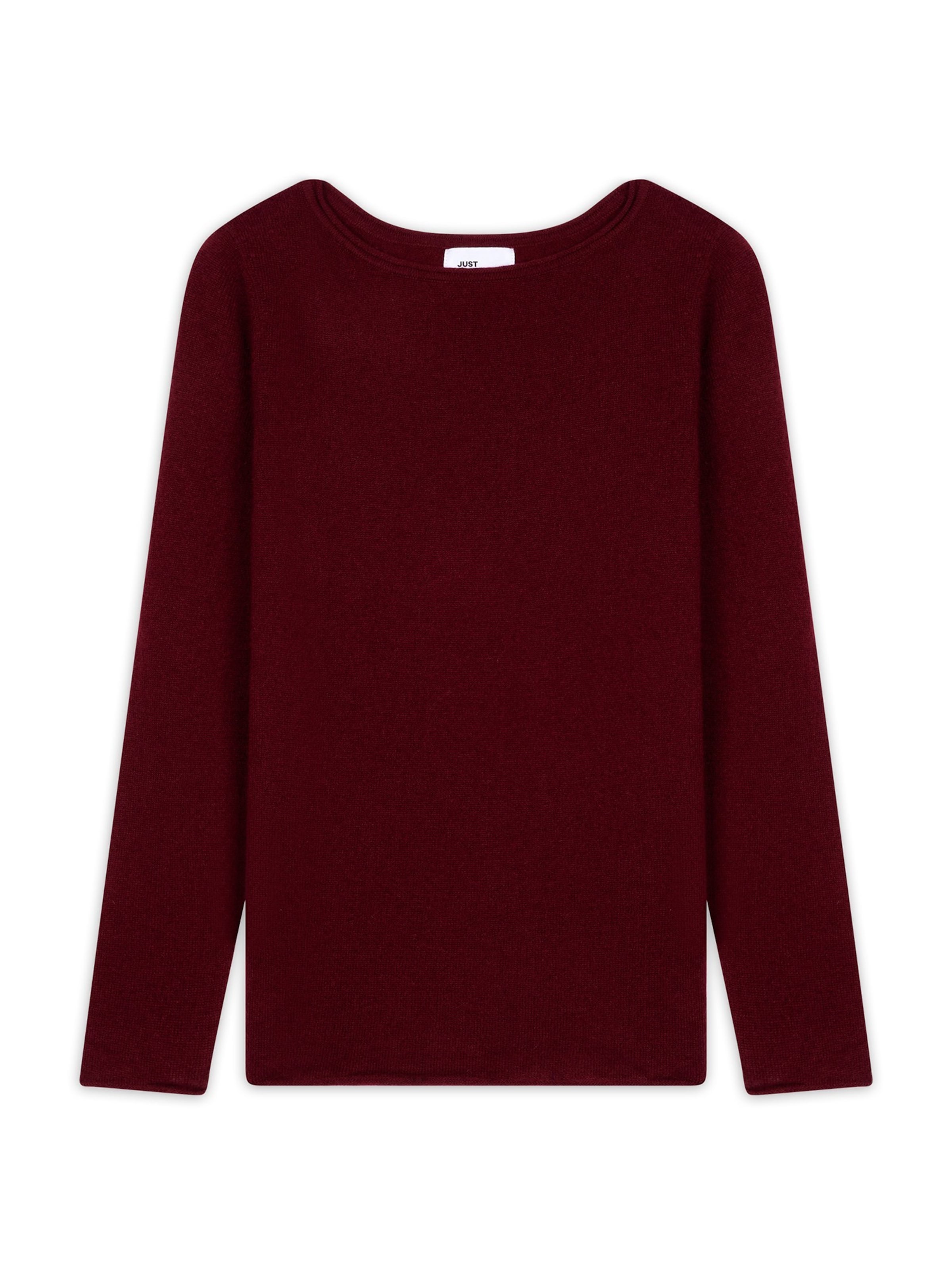 Pulover &#x27;GRACE&#x27; de la JUST CASHMERE pe roșu: față