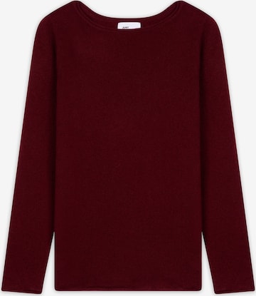 raudona JUST CASHMERE Megztinis 'GRACE': priekis