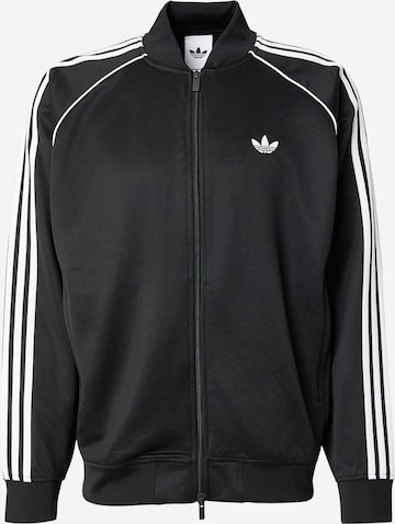 ADIDAS ORIGINALS Кофта на молнии 'Adicolor Classics' в Черный: спереди