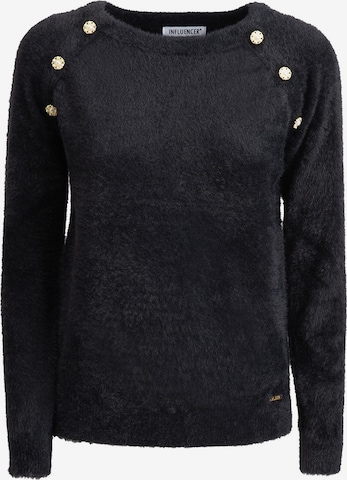 Pull-over Influencer en noir : devant