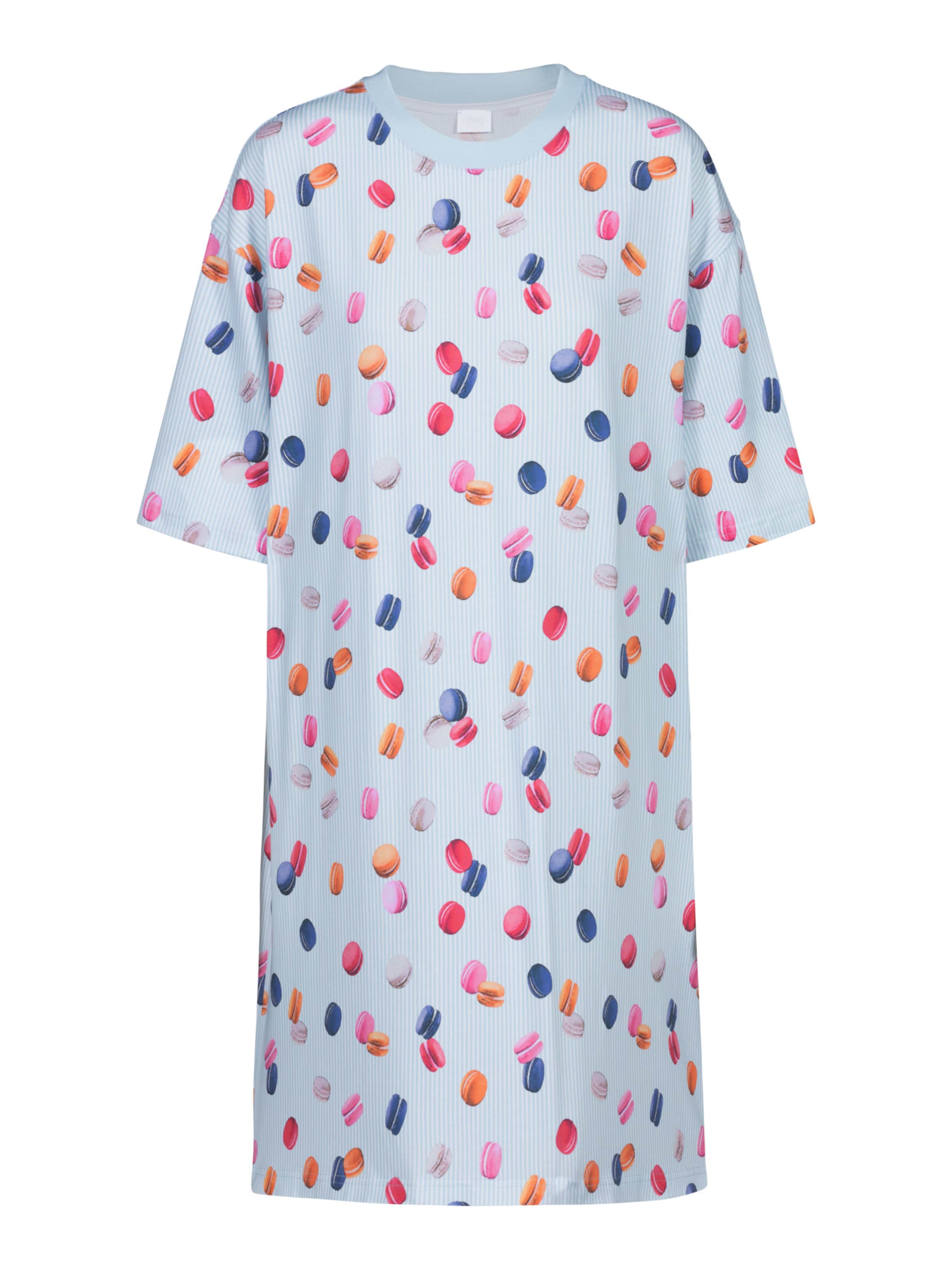 Mey Nachthemd 'Flying' in Blauw: voorkant