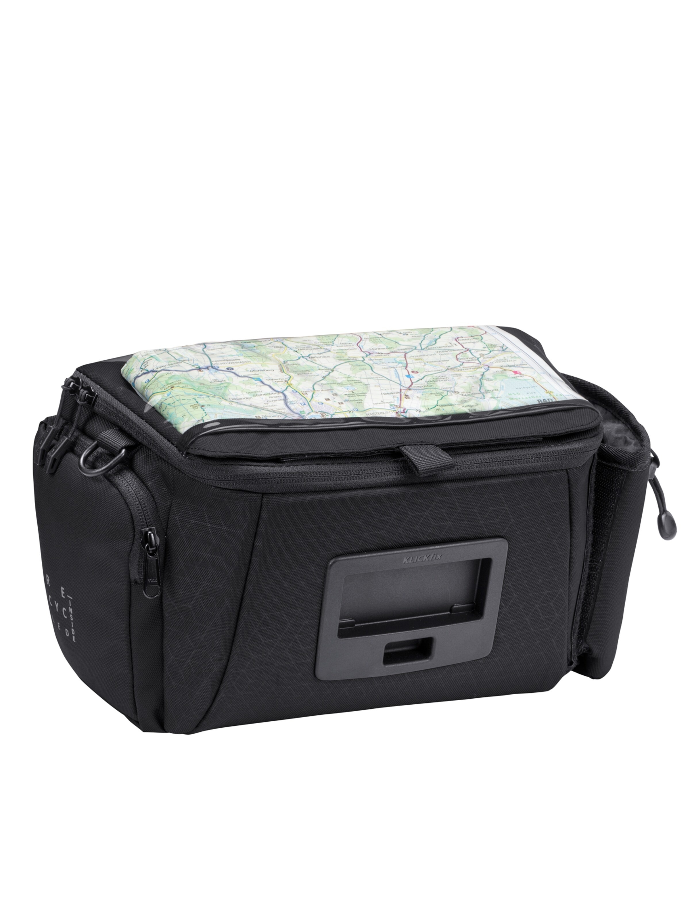 VAUDE Lenkertaschen ' eBox (KLICKfix ready) ' in Schwarz: Vorderseite