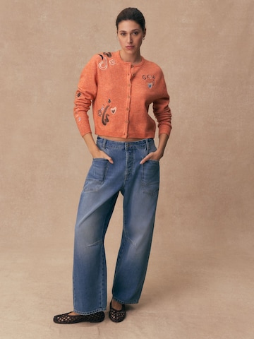 Next Strickjacke in Orange