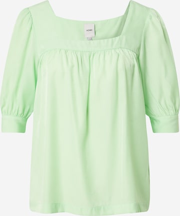 ICHI Blouse in Green: front