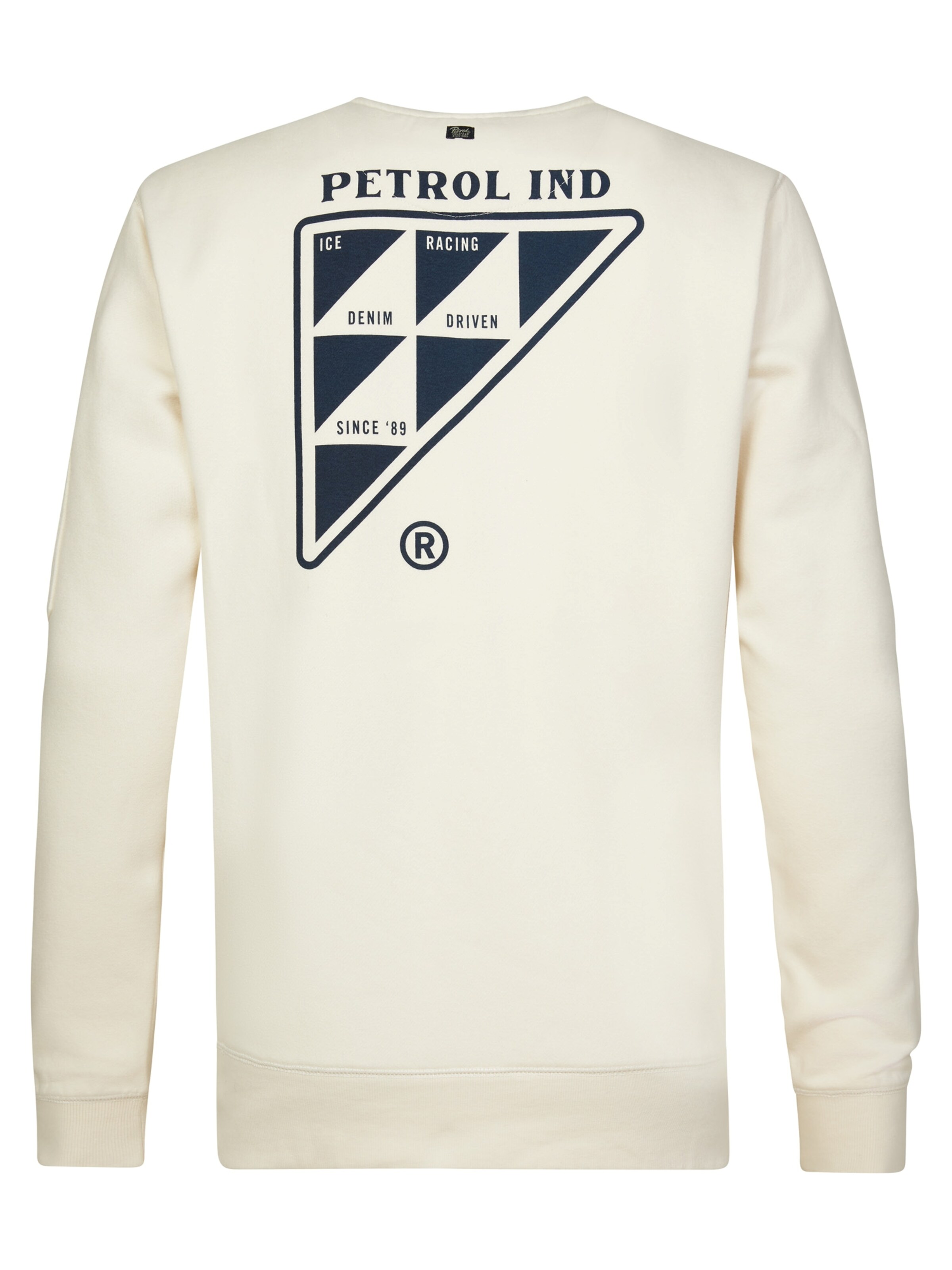 Felpa di Petrol Industries in bianco