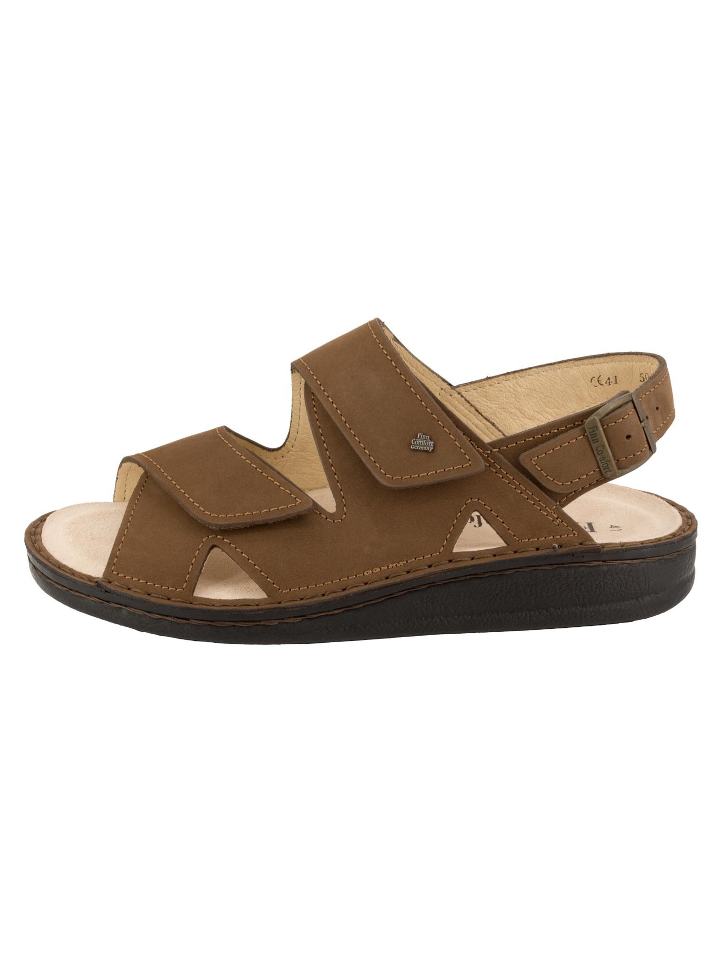 Finn Comfort Sandal 'Toro-S' in Brown: front