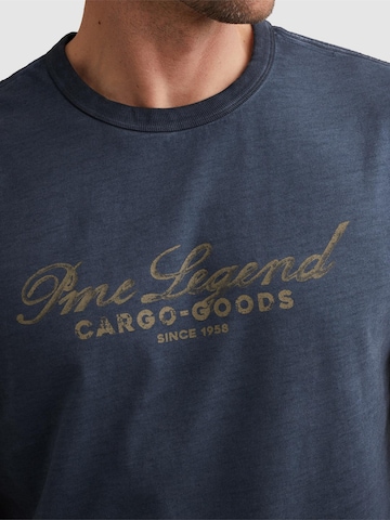 Maglietta 'T-shirt in jersey with rugged artwork on the chest' di PME Legend in blu