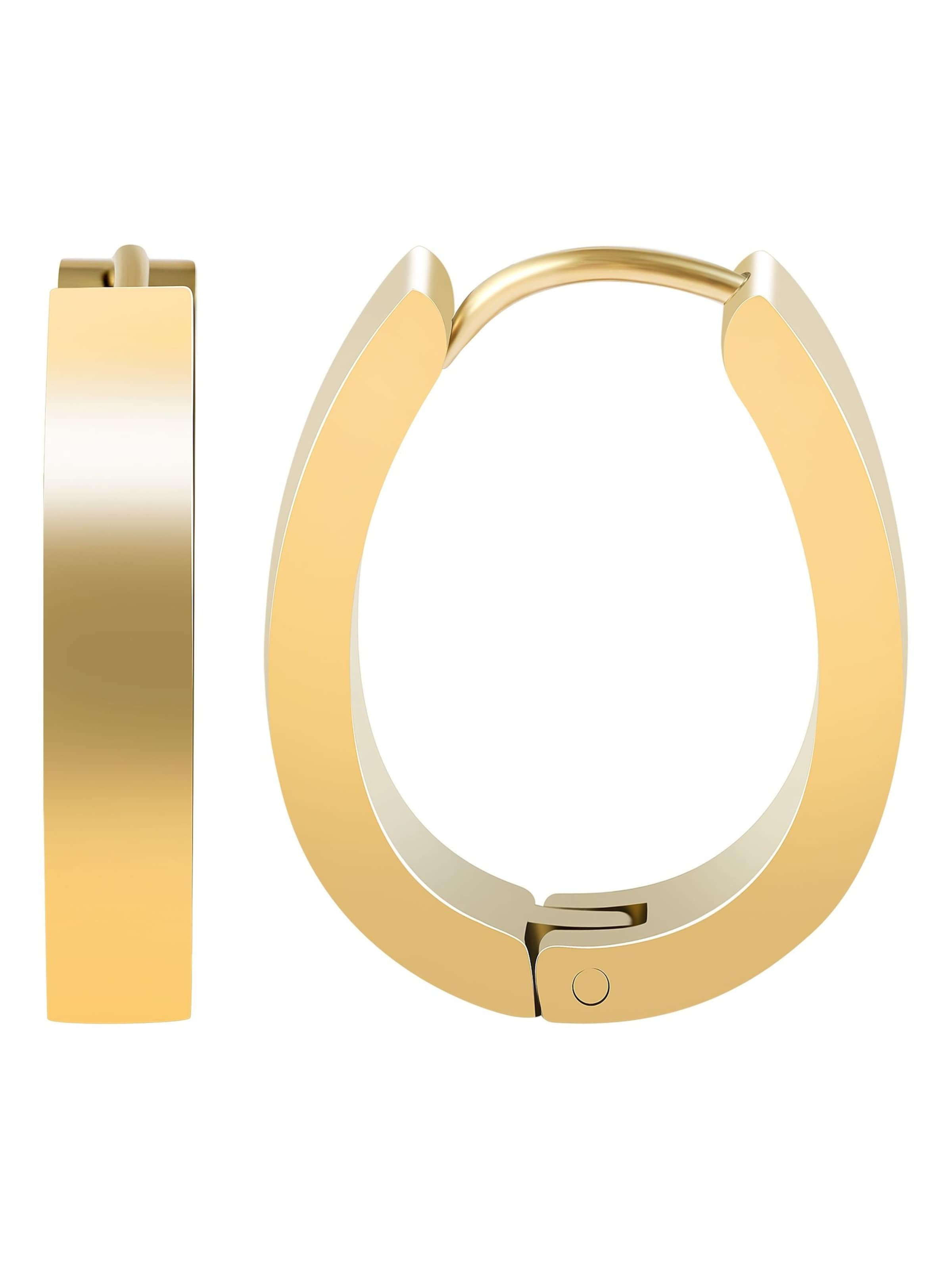 Akzent Earrings 'Olivia, langlebig' in Gold: front