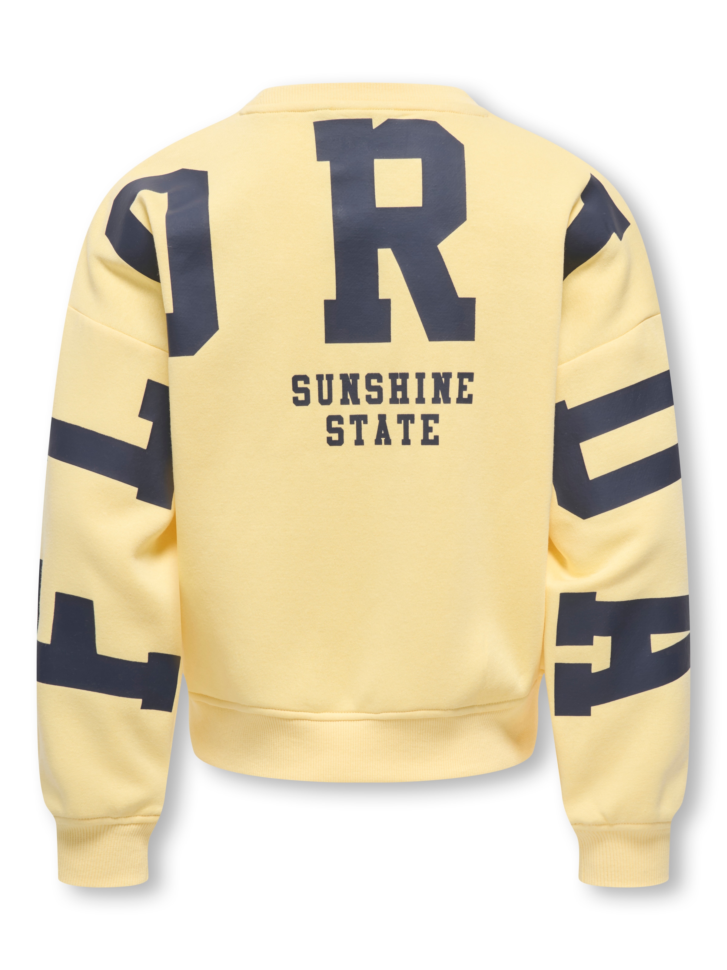 ONLY GIRLS Sweatshirt 'KOGSWEAT' in Yellow