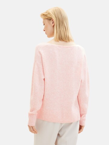 TOM TAILOR Pullover in Pink