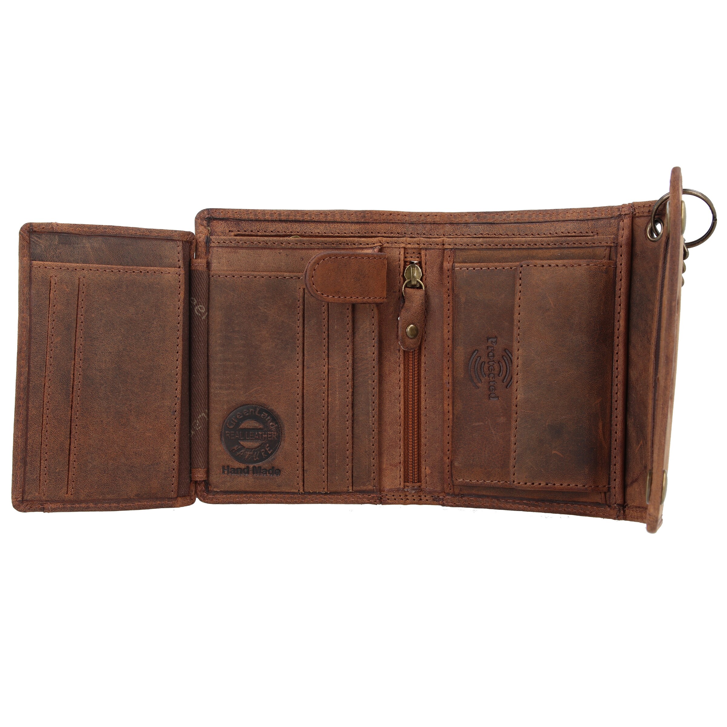 Porte-monnaies 'Montenegro' Greenland Nature en marron