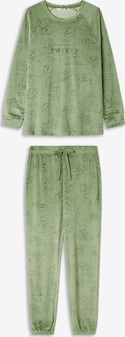 Gisela Pyjama 'Tweety' värissä vihreä: etupuoli