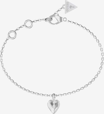 GUESS Zapestnica | srebrna barva: sprednja stran