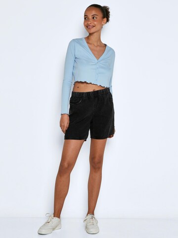 Noisy may Gebreid vest 'Drakey' in Blauw