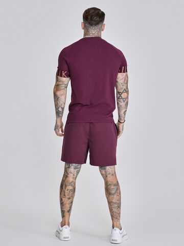 SikSilk T-Shirt in Rot