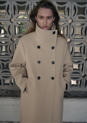 MANGO Between-Seasons Coat 'Marea' in Beige