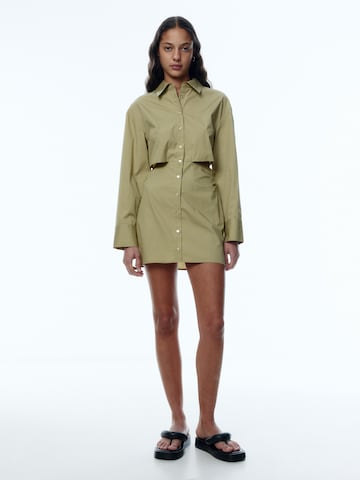EDITED Shirt Dress 'Chalyse' in Green