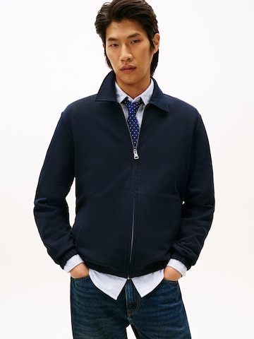 TOMMY HILFIGER - Sudadera con cremallera 'ESSENTIAL' en azul: frente