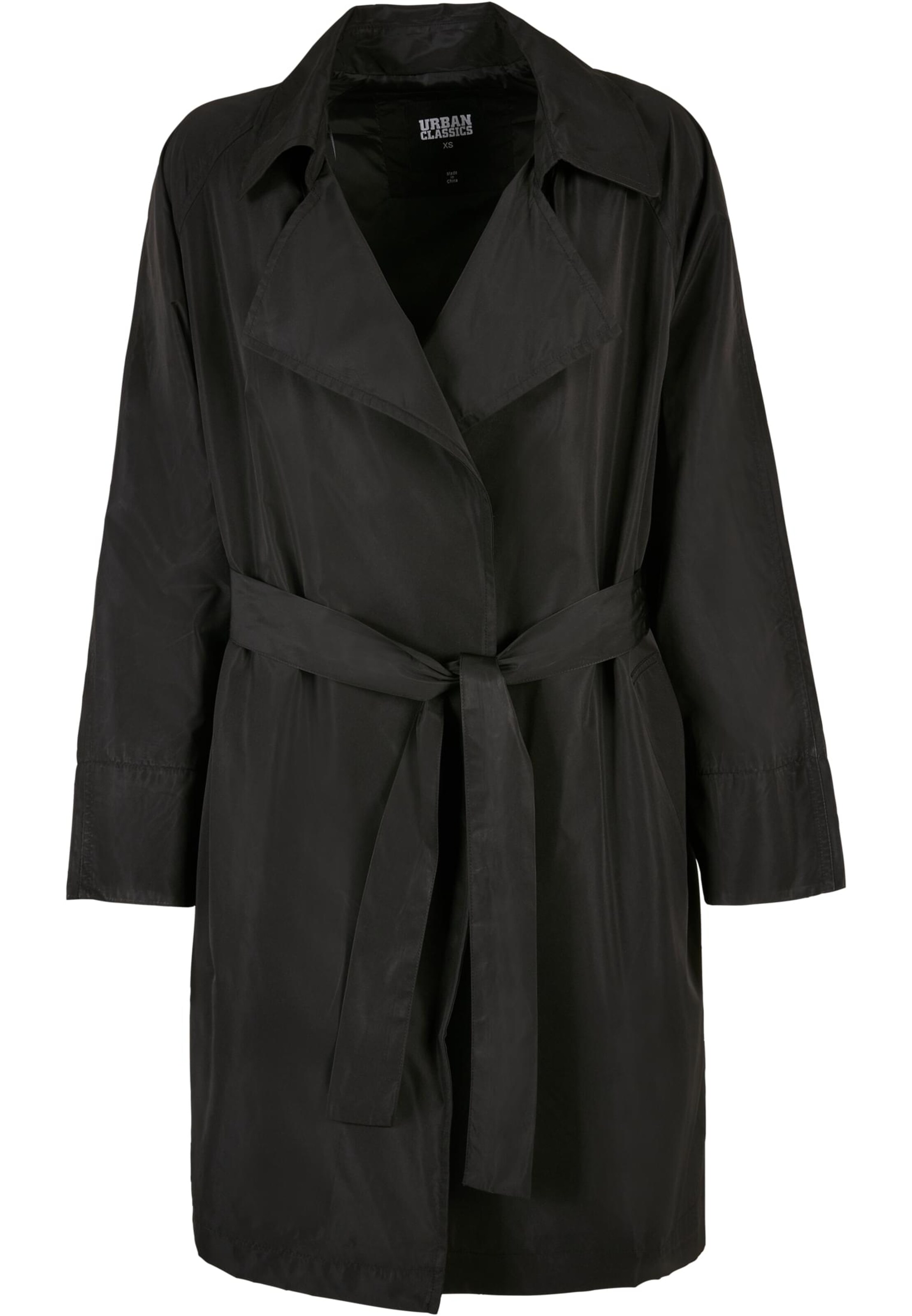 Urban Classics Summer coat in Black: front