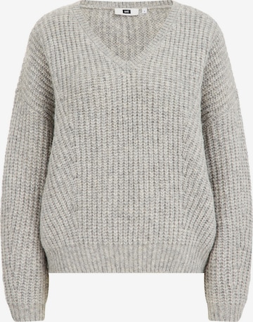 WE Fashion Sweater in Grey: front